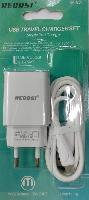 Сетевые зарядные устройства  Комплект СЗУ RECRSI BA20A USB 2.1A + кабель Type-C
