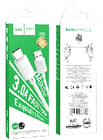 Кабель Type-C  Кабель Type-C HOCO Х88,1 м, 3А, круглый кабель, Fast charging
