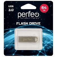 Носители информации   Perfeo USB 3.0 64GB M08 Metal Series