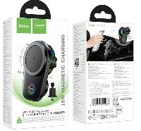 Держатели  Держатель HOCO HW36 magnetic wireless fast charging чёрный