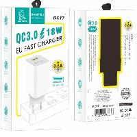 Сетевые зарядные устройства  СЗУ vdenmenv DC17 USB  QC3.0 18W