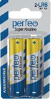 Элементы питания  Perfeo LR6/2BL mini Super Alkaline (|40/600 PF_4865)
