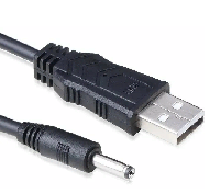 Кабели прочие, переходники  Кабель 3,5*1,35 - USB