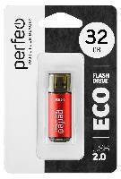 Носители информации   Perfeo USB 32GB E04 Red economy series