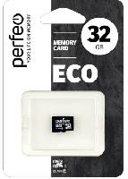 Носители информации   Perfeo microSD 32GB High-Capacity (Class 10) w/o Adapter economy series