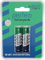Элементы питания  Perfeo AA2850mAh/2BL  Аккумулятор Пластик (|40/240 PF_C3008)