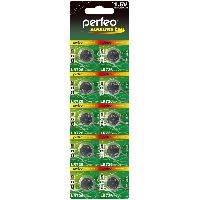 Элементы питания  Элемент питания Perfeo LR726/10BL 396A AG2 Alkaline Cell