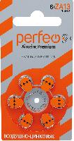 Элементы питания  Perfeo ZA13/6BL Airozinc Premium (|60/600 PF_A4277)