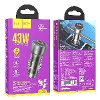 Зарядные устройства  АЗУ HOCO NZ8 43W PD25W+QC3.0 коричневый