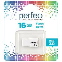 Носители информации   Perfeo USB 16GB M01 White