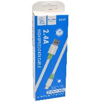 Кабель Type-C  Кабель Type-C vdenmenv D50T 2.4A резиновый плоский 1м