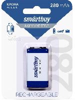 Элементы питания  Аккумулятор NiMh Smartbuy 9V /1BL 280 mAh (25/200) (SBBR-9V-1B280)