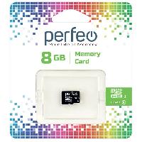 Носители информации   Perfeo microSD 8GB High-Capacity (Class 10) w/o Adapter