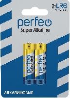 Элементы питания  Perfeo LR6/2BL Super Alkaline (|60/240 PF_3636)