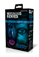 Мышки  Мышь оптическая  провод. USB Smartbuy RUSH MISSION SBM-727G-K игровая светящаяся 1200/1600/2400/3200