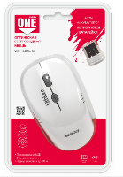 Мышки  Мышь оптическая беспроводная Smartbuy ONE SBM344CAG-KR 1000/1200/1600dpi (не требуются батарейки)