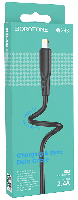 Кабель 8 pin  Кабель lightning 5/5S/6/6S 8 pin, BOROFONE B-X48, 1 м, 2.4A, Durable cable, круглый кабель, Sync