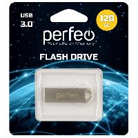Носители информации   Perfeo USB 3.0 128GB M08 Metal Series