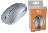 Компьютерные аксессуары  Perfeo мышь беспров., оптич. "SKY", 3 кн, DPI 1200, USB, серебр.