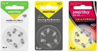 Элементы питания  Батарейка для слуховых аппаратов Smartbuy A10-6B (60/3000) (SBZA-A10-6B)