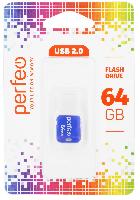 Носители информации   Perfeo USB 64GB M02 Blue