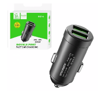 Автомобильные зарядные устройства  АЗУ vdenmenv DZ16 2USB  2.4A  металл