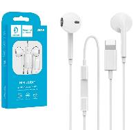 Наушники  Наушники проводные vdenmenv DR10 EarPods Lightning с микрофоном 1,2м