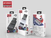 Портативные аккумуляторы  Портативный аккумулятор  RECRSI RE PB201 20 000 mAh с экраном, встроенные кабели