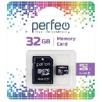 Носители информации   Perfeo microSD 32GB High-Capacity (Class 10)