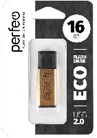 Носители информации   Perfeo USB 16GB E03 Gold economy series
