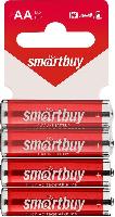 Элементы питания  Батарейка алкалиновая с подвесом Smartbuy LR6/4SB (60/720) (SBBA-2A04SB)