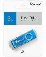 Носители информации   USB 2.0 накопитель Smartbuy 008 ГБ серия Twist Синий (SB008GB2TWB)