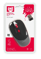 Мышки  Мышь оптическая беспроводная Smartbuy ONE SBM344CAG-KR 1000/1200/1600dpi (не требуются батарейки)