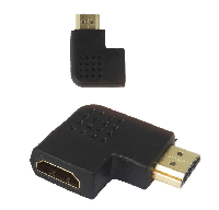 HDMI- Кабели  Соединитель HDMI/HDMI 90' (F/M) H64