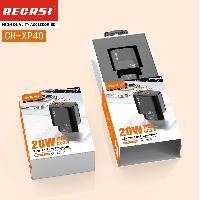 Сетевые зарядные устройства  СЗУ RECRSI CH-XP40 USB QC3.0 + USB-C PD20W