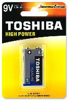Элементы питания  Toshiba 6LR61/1BL High Power Alkaline (|12/240)
