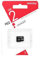 Носители информации   micro SD карта памяти Smartbuy 002 ГБ Class4, без адаптеров
