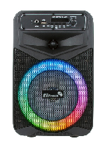 Портативные колонки  Акустическая система 20-27 CRAZY BOX портат. (Bluetooth,USB, AUX, дисплей,FM,микрофон, LED) 8" TWS