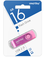 Флешки и карты памяти  USB Flash 16GB SmartBuy TWIST
