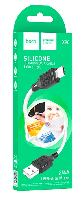 Кабель Micro USB  Кабель Micro HOCO X90 ,1 м, 2.4А, Silicone