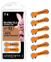 Элементы питания  Элемент питания Duracell  DA13/6BL ActiveAir Nugget Box ZA13