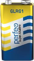 Элементы питания  Perfeo 6LR61/1SH Super Alkaline (|10/400 PF_A4202)