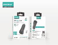 Автомобильные зарядные устройства  АЗУ RECRSI CAR-Е18 USB 2.4A + USB-C PD18W с подсветкой