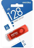 Носители информации   USB 3.0/3.1 накопитель Smartbuy 128 ГБ серия Twist Красный (SB128GB3TWR)