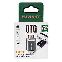 Кабели прочие, переходники  Переходник RECRSI OT-G03 Lightning - USB A  (OTG) в блистере 