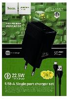 Зарядные устройства  СЗУ HOCO CS111A Type-C 22.5W multi-protocol charger(EU) чёрный