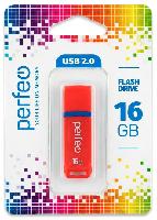 Носители информации   Perfeo USB 16GB C11 Red