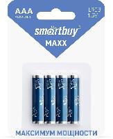 Элементы питания  Батарейка алкалиновая Smartbuy MAXX LR03/4B (48/480) (SBBM-3A04B)