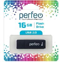 Носители информации   Perfeo USB 16GB C04 Black