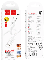 Кабель Type-C  Кабель Type-C HOCO Х87 , 1 метр, 3A, круглый кабель, Silicone